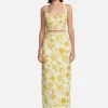 Hansen & Gretel Marielle Midi Skirt - Golden Nectar< Skirts | Tops