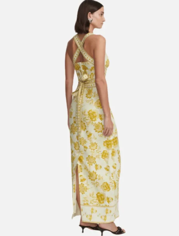 Hansen & Gretel Marielle Midi Skirt - Golden Nectar< Skirts | Tops