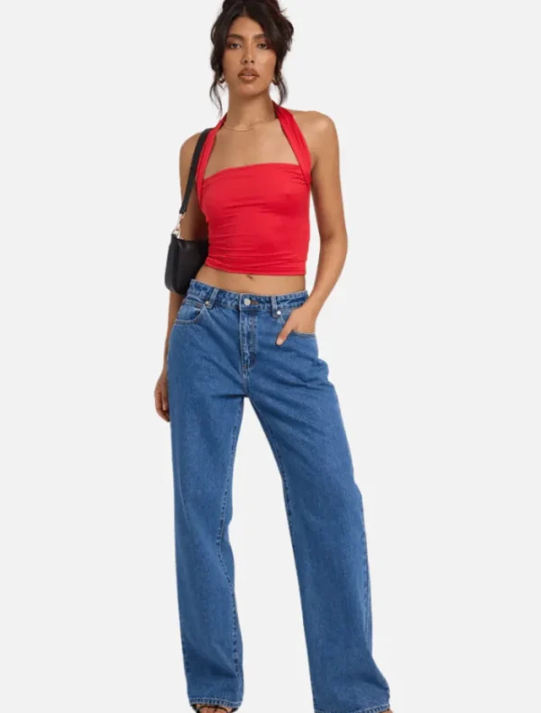 Abrand 95 Mid Baggy Liliana - Mid Blue< Casual Dresses | Pants