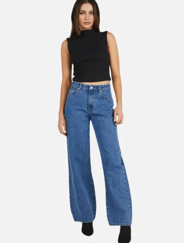 Abrand 95 Mid Baggy Liliana - Mid Blue< Casual Dresses | Pants