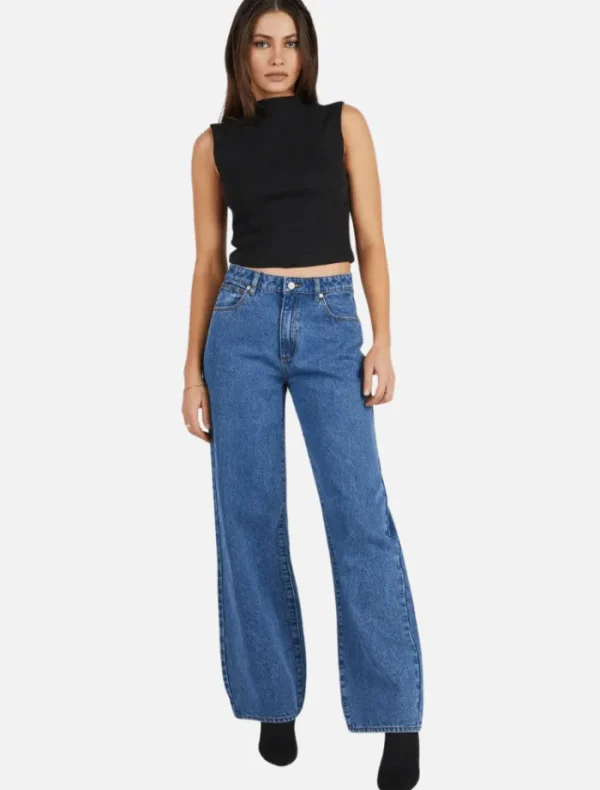Abrand 95 Mid Baggy Liliana - Mid Blue< Casual Dresses | Pants