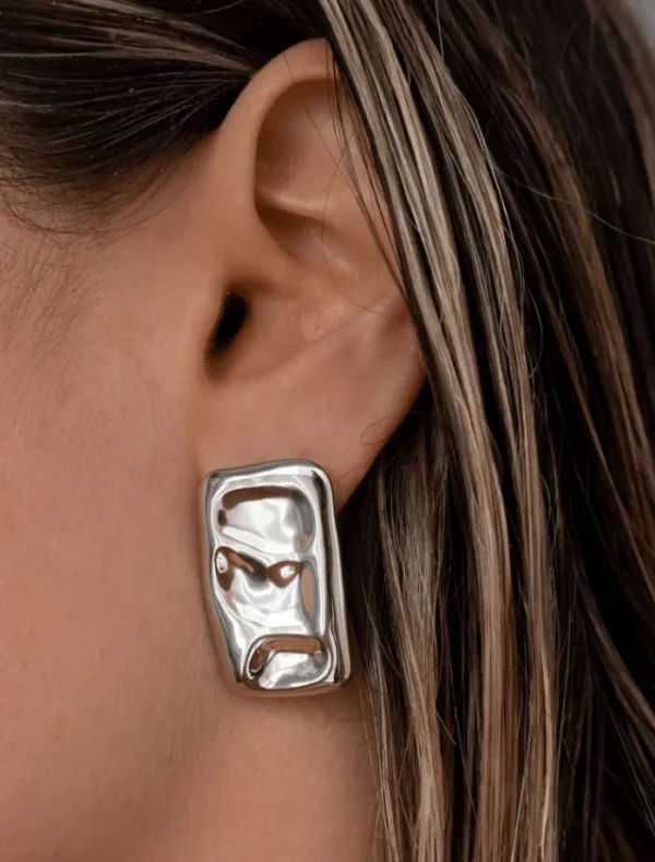 Insurge Clothing Mika Studs - Silver< Earrings
