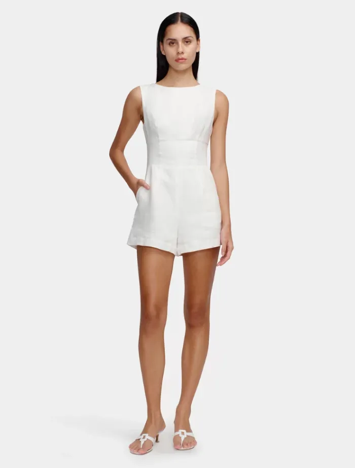 millie_romper_ivory_0.webp Ownley Millie Romper -Ivory< Casual Dresses | Mini Dresses