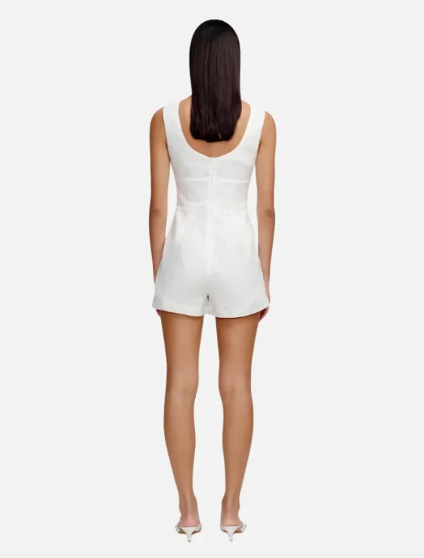 Ownley Millie Romper -Ivory< Casual Dresses | Mini Dresses