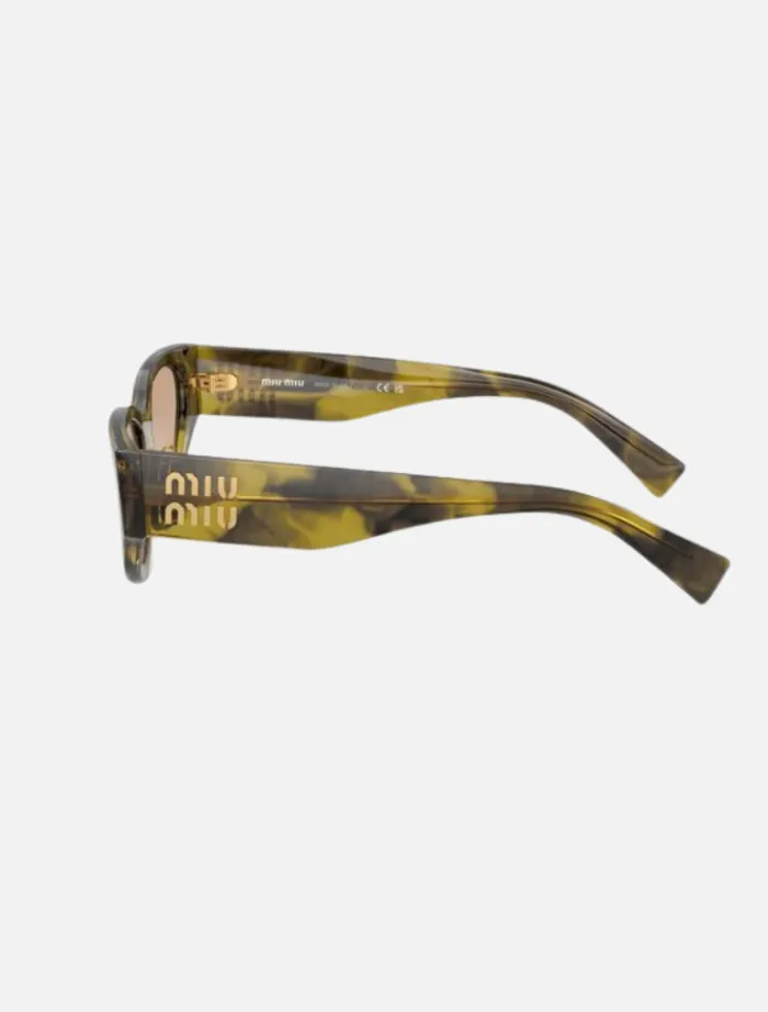 muzs_sunglasses__striped__3.webp Miu Miu 0MU03ZS Sunglasses - Striped Ivy W Light Orange Mirror< Sunglasses