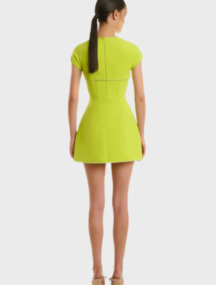 myah_dress__lime_4.webp Eliya The Label Myah Dress - Lime< Casual Dresses | Mini Dresses