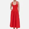 Suboo Naples Drop Waist Maxi Dress - Red< Casual Dresses | Midi Dresses