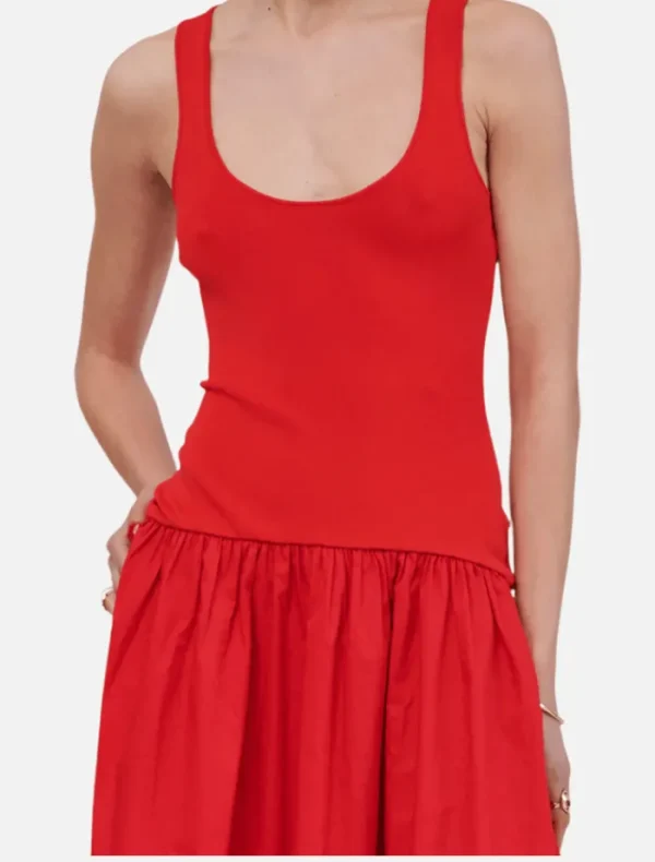 Suboo Naples Drop Waist Maxi Dress - Red< Casual Dresses | Midi Dresses