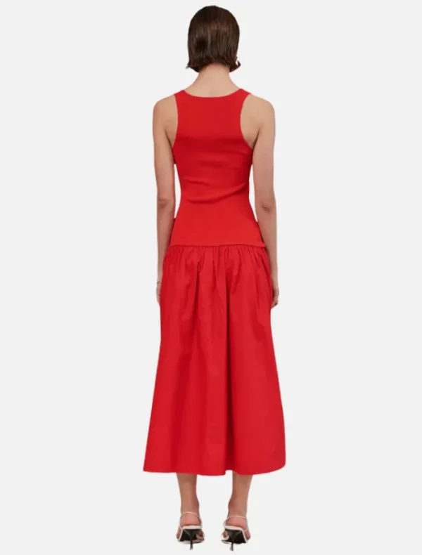 Suboo Naples Drop Waist Maxi Dress - Red< Casual Dresses | Midi Dresses