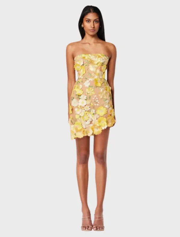 Elliatt New Age Dress - YellowMulti< Mini Dresses