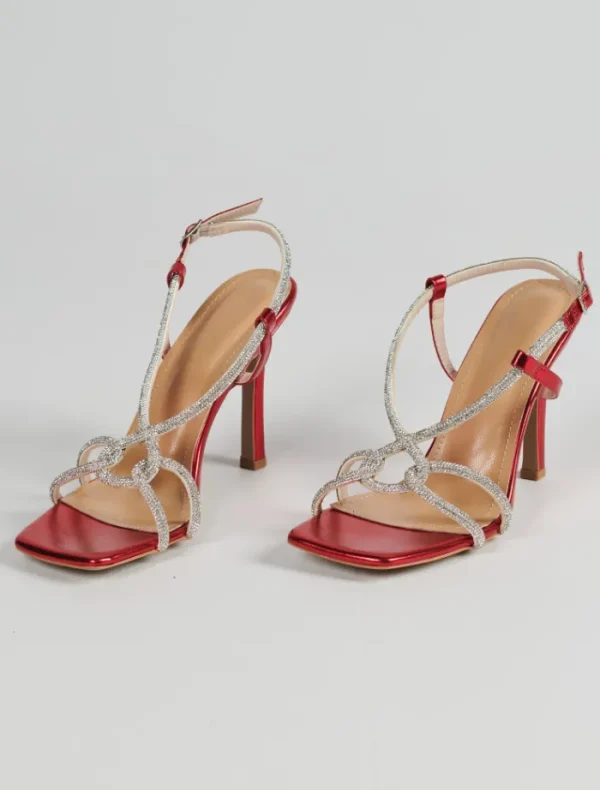 Insurge Shoes Nova Heel - Red< Heels