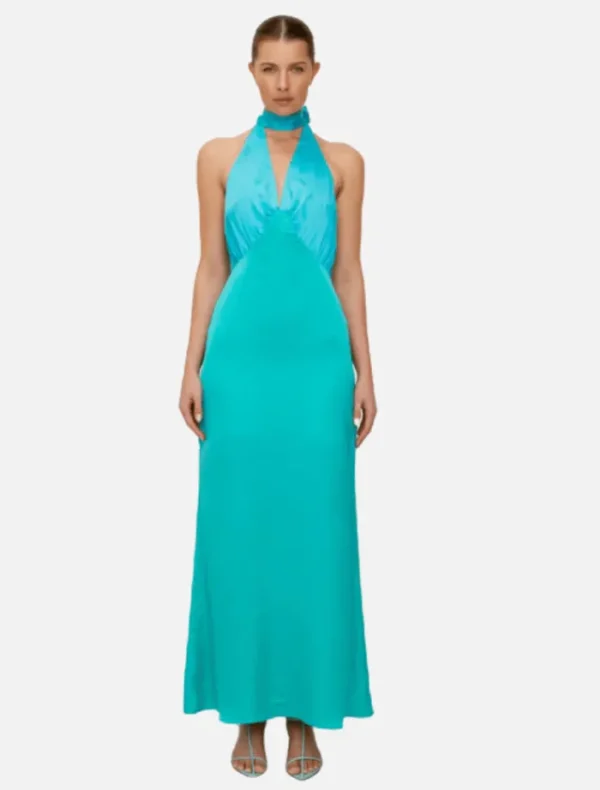 The Wolf Gang Oahu Slip Dress - Aquamarine< Skirts