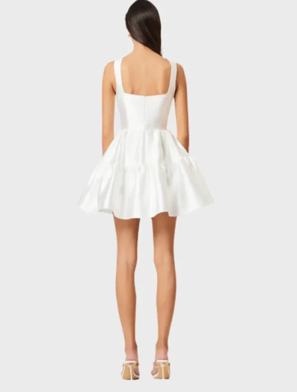 Elliatt Oleander Fit And Flare Dress - White< Casual Dresses | Mini Dresses