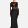 Hansen & Gretel Omar Reversible Lace Top - Black< Tops