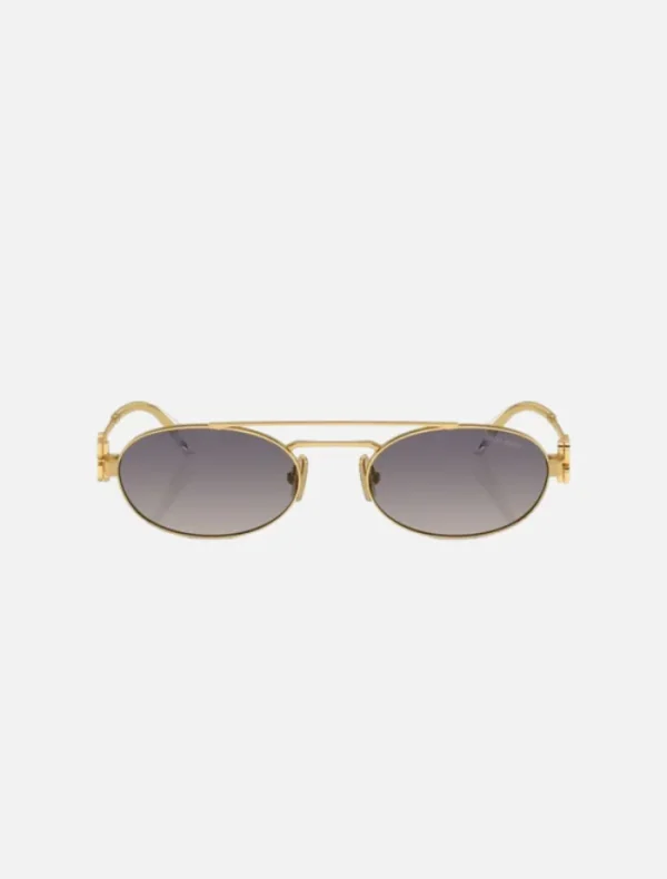 Miu Miu OMU54ZS Sunglasses - Pale Gold< Sunglasses