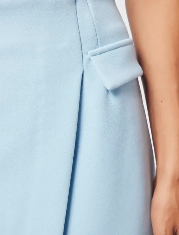 Mossman On My Way Mini Skirt - Mist Blue< Mini Dresses | Skirts
