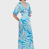 Suboo Palma Wrap Maxi Dress - Blue< Casual Dresses | Mini Dresses