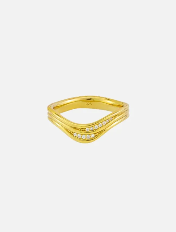 Jolie and Deen Paulina Ring - Gold< Rings