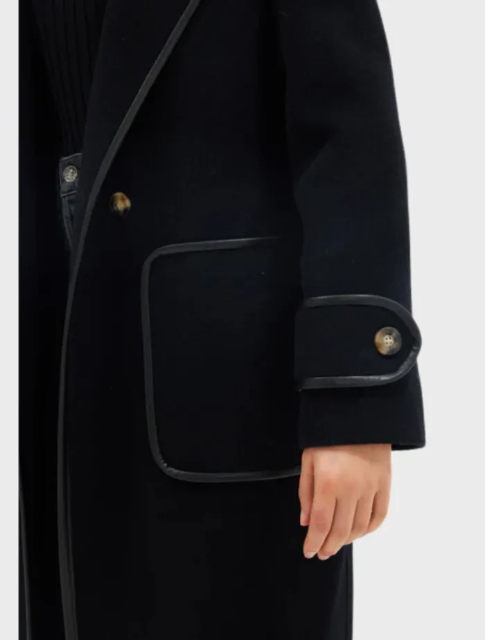 piper_coat__black_2.webp Bubish Piper Coat - Black< Casual Dresses | Wool Coat