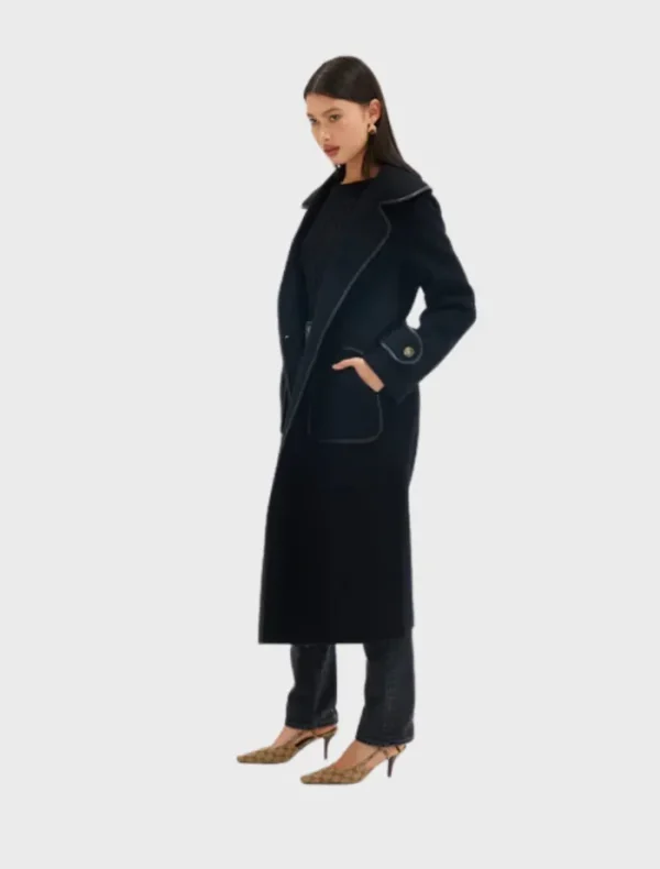 Bubish Piper Coat - Black< Casual Dresses | Wool Coat