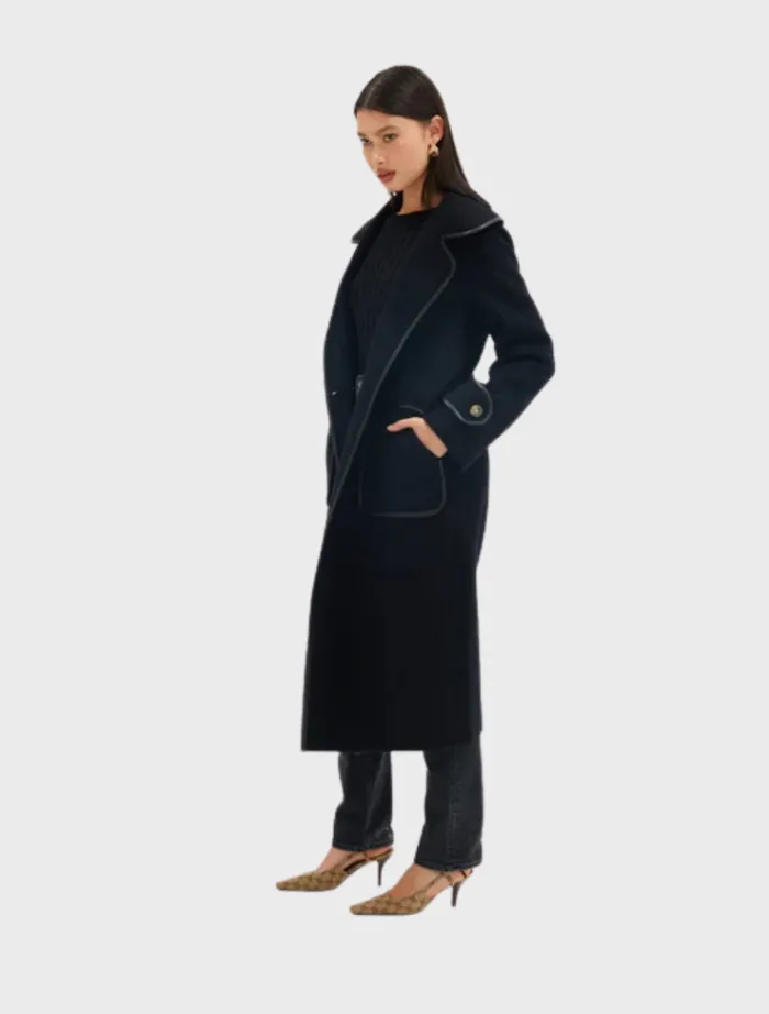 piper_coat__black_4.webp Bubish Piper Coat - Black< Casual Dresses | Wool Coat
