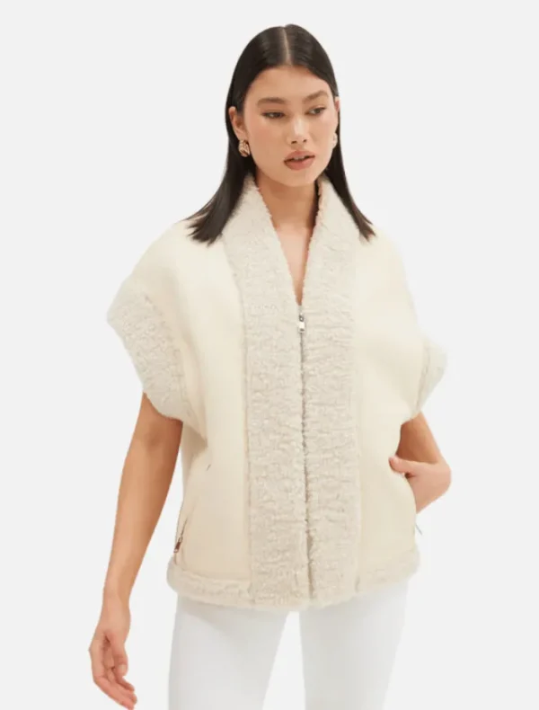 Bubish Poppy Vest - Ivory< Jackets / Coats | Tops