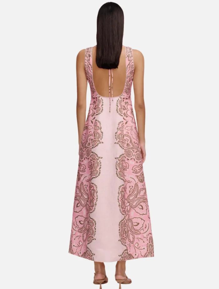 robyn_midi_dress__light_p_1.webp Hansen & Gretel Robyn Midi Dress - Light Pink Fiesta< Casual Dresses | Midi Dresses