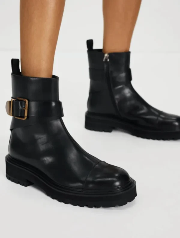 Alias Mae Rosa - Black Leather< Boots | Sandals