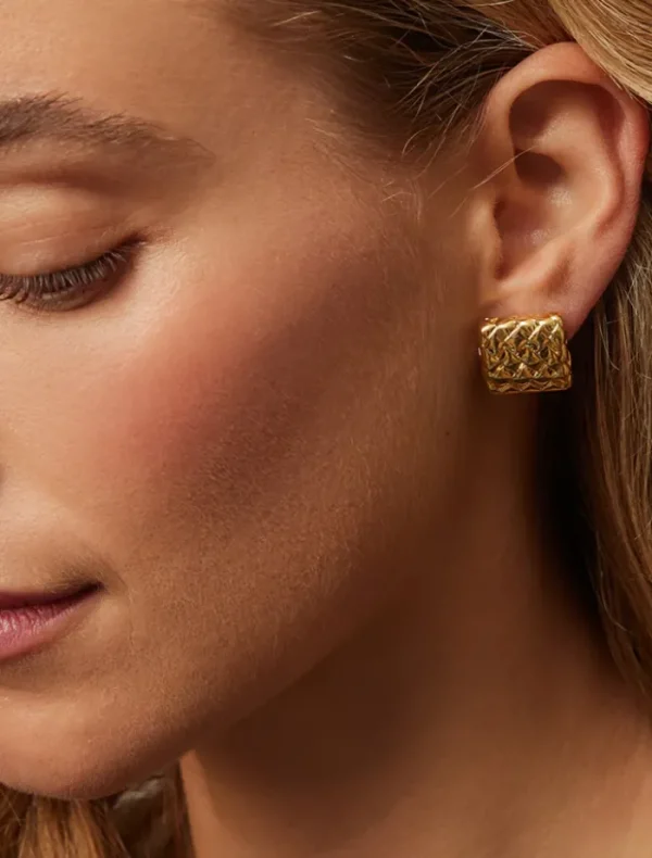 Jolie and Deen Saffron Earrings - Gold< Earrings