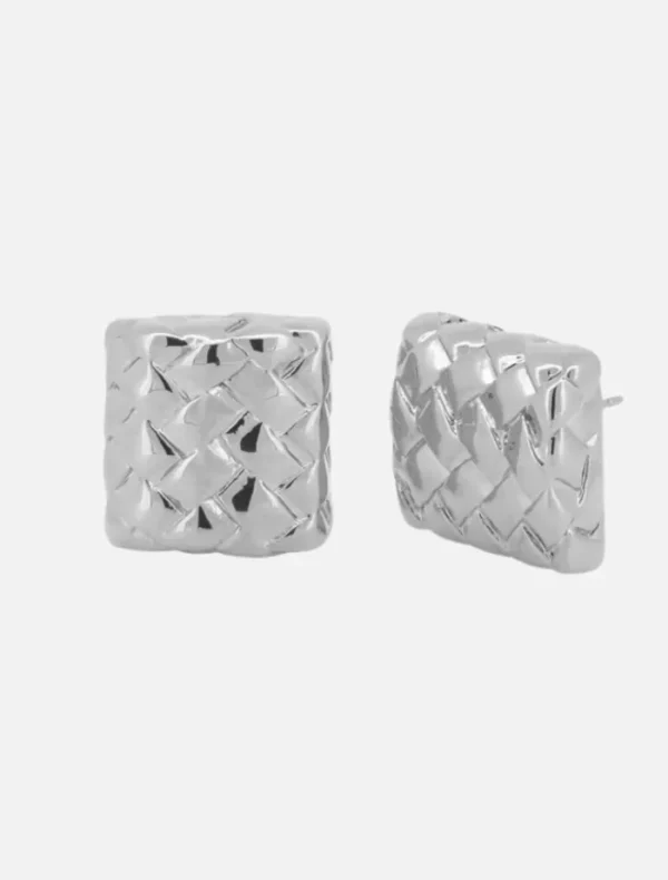 Jolie and Deen Saffron Earrings - Silver< Earrings