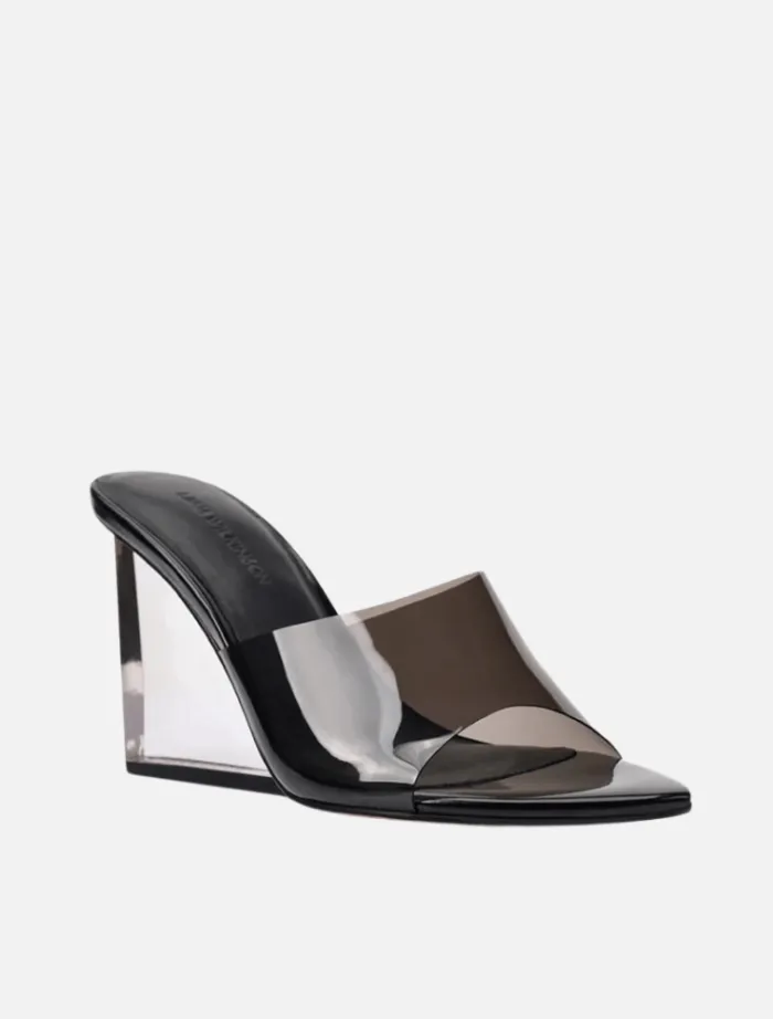 sara_wedge_lucite_leather_2.webp Lana Wilkinson Sara Wedge Lucite Leather - Black< Heels