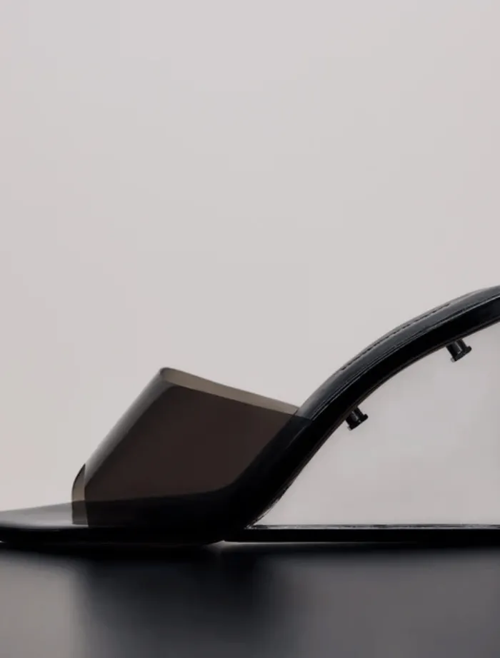 sara_wedge_lucite_leather_3.webp Lana Wilkinson Sara Wedge Lucite Leather - Black< Heels
