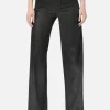 PAIGE Sasha High Rise Wide Leg - Black Silver Glitter Ombre< Denim | Tops