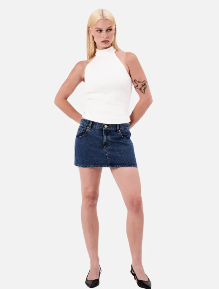 skirt_bella__mid_blue_0.webp Abrand 99 Skirt Bella - Mid Blue< Denim | Skirts