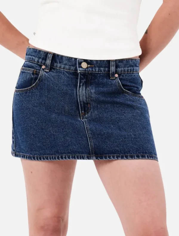 Abrand 99 Skirt Bella - Mid Blue< Denim | Skirts