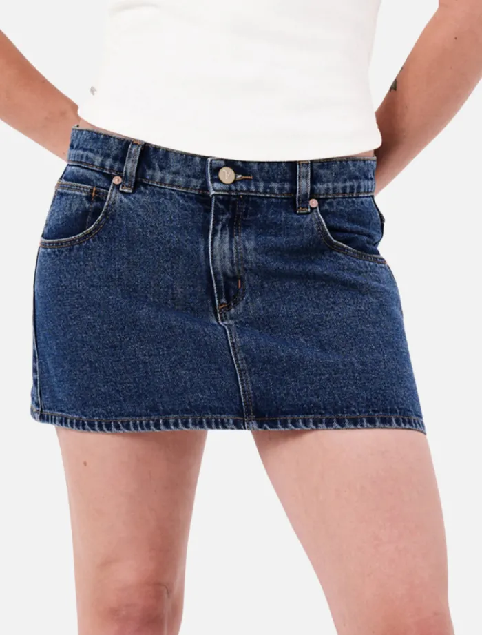 skirt_bella__mid_blue_3.webp Abrand 99 Skirt Bella - Mid Blue< Denim | Skirts