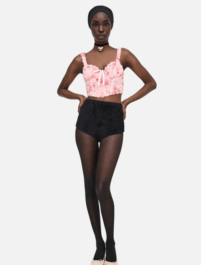 skye_bustier_top__pink_2.webp For Love & Lemons Skye Bustier Top - Pink< Skirts | Shirts