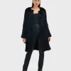 Bubish Stella Coat - Black< Wool Coat | Leather Jacket