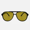 Otra Stevie - Black/ Olive< Sunglasses | Uv Protection
