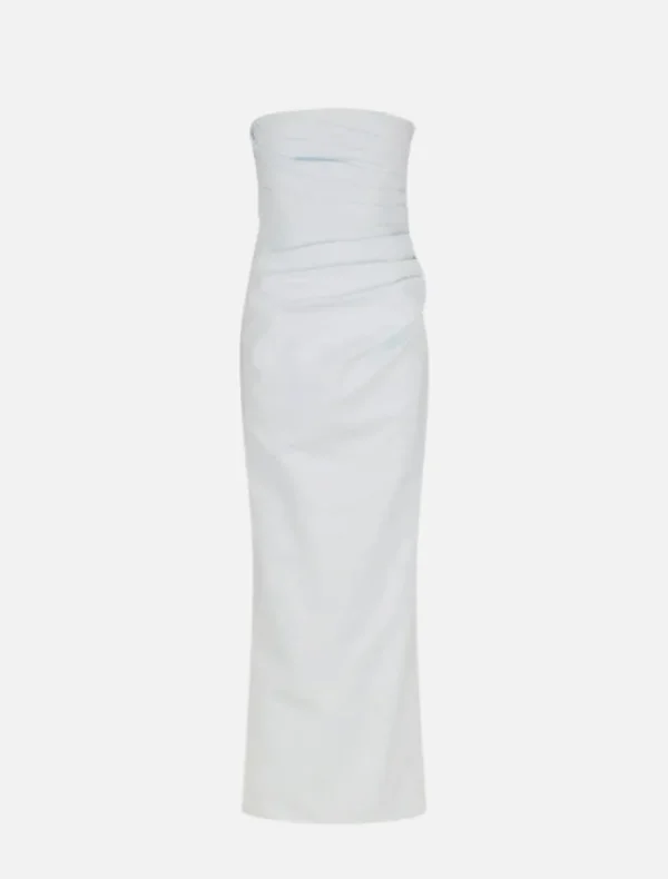 Shona Joy Strapless Draped Maxi Dress - Sky< Skirts