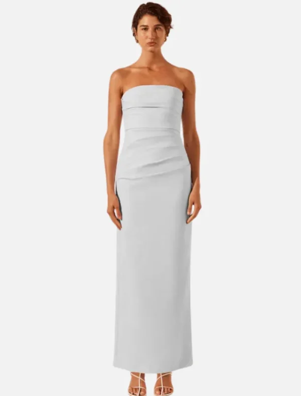 Shona Joy Strapless Draped Maxi Dress - Sky< Skirts