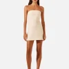 Shona Joy Strapless Mini Dress - Rice< Casual Dresses | Mini Dresses