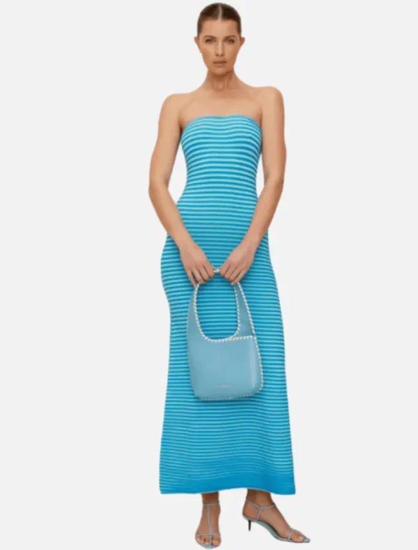 The Wolf Gang Sunmor Knit Maxi Dress - Aqua< Casual Dresses | Mini Dresses
