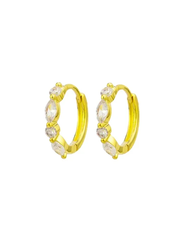 Jolie and Deen Tara Sleepers - Crystal< Earrings