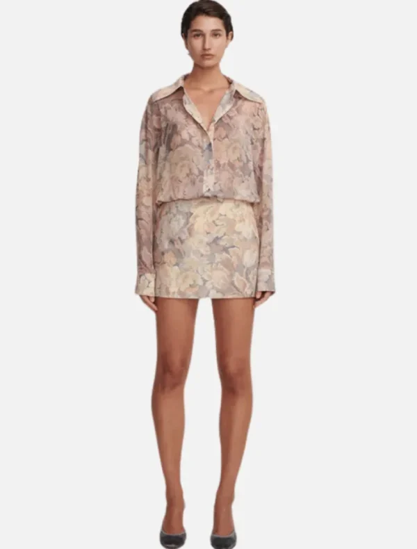 Hansen & Gretel Teller Mini Skirt - Antique Floral< Shirt Dresses | Mini Dresses