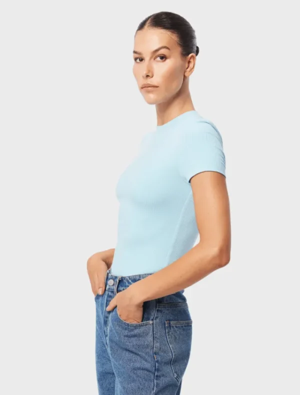 Mossman The Bowery Top - Mist Blue< Shorts | Tops