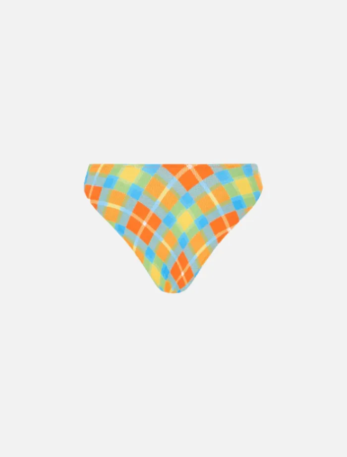 the_high_curve_pant__cuad_3.webp It's Now Cool The High Curve Pant - Cuadros< Pants | Swimwear