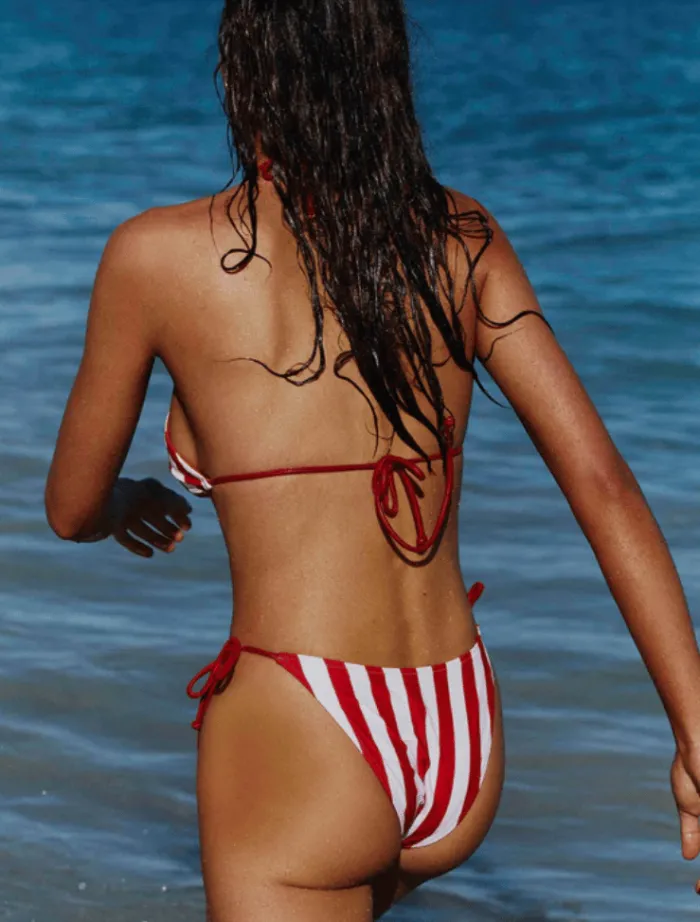 the_reverse_tie_pant__red_2.webp It's Now Cool The Reverse Tie Pant - Red Twist< Pants | Swimwear