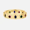 LUV AJ The Royale Stone Band - Gold< Rings