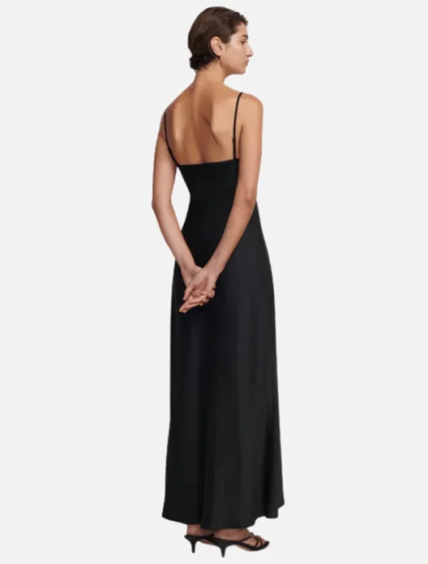 Hansen & Gretel Timeless Slip - Black< Midi Dresses